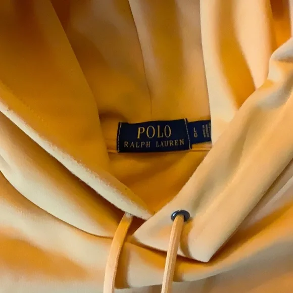 Polo by Ralph Lauren Yellow Sweatshirt Casual Cotton Blend - Picture 2 of 10